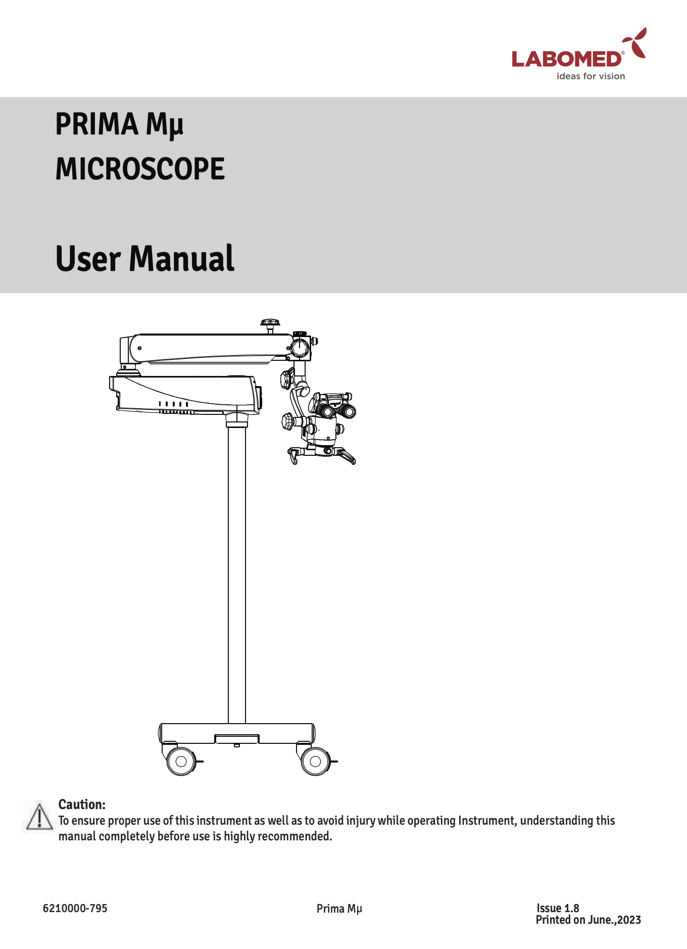 Prima Mµ DNT Microscope User Manual