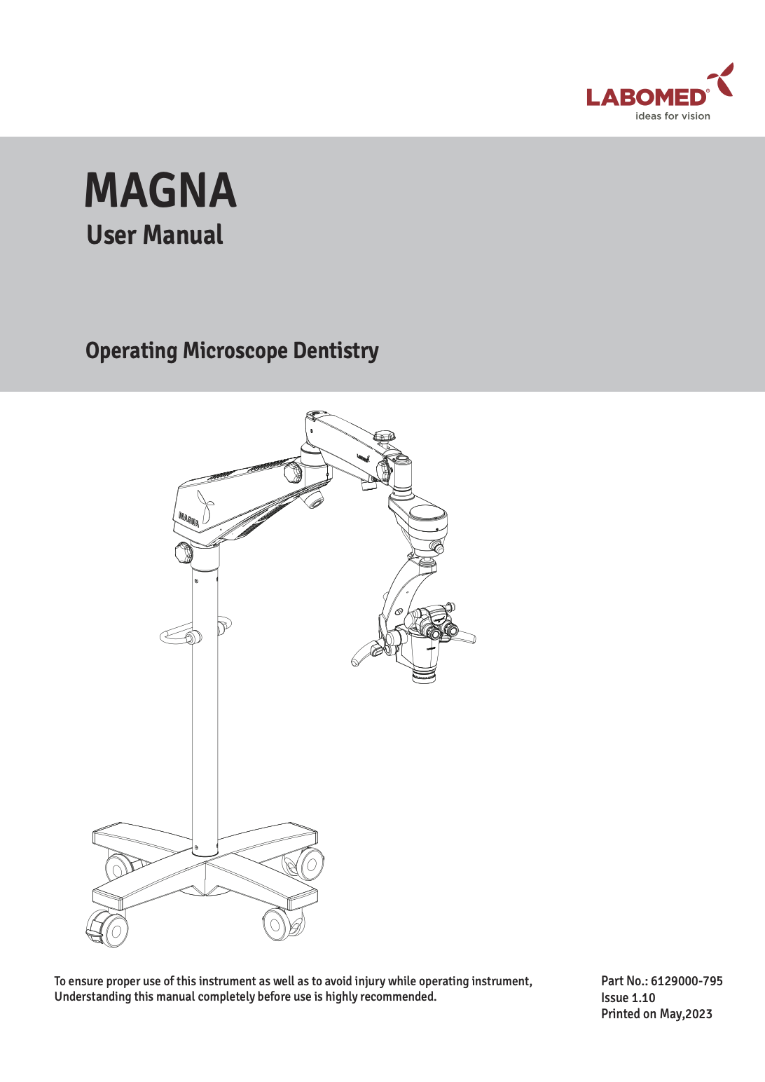 Magna Floor Mount Microscope User Manual