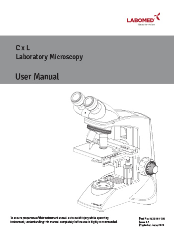 CxL Microscope User Manual